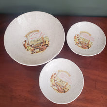 Load image into Gallery viewer, Set of Three Vintage Italian Pasta Bowls