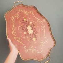 Load image into Gallery viewer, Antique Sorrento Italian Marquetry Wooden Tray