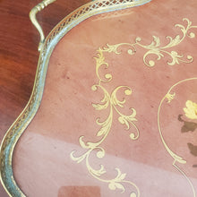 Load image into Gallery viewer, Antique Sorrento Italian Marquetry Wooden Tray