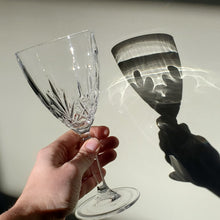 Load image into Gallery viewer, Set of Four Large Crystal Wine glasses