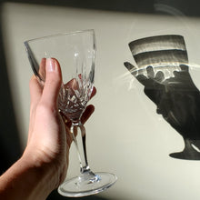 Load image into Gallery viewer, Set of Four Large Crystal Wine glasses