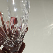 Load image into Gallery viewer, Set of Four Large Crystal Wine glasses