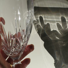 Load image into Gallery viewer, Set of Four Large Crystal Wine glasses