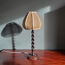 Load image into Gallery viewer, Mahogany Barley Twist Lamp