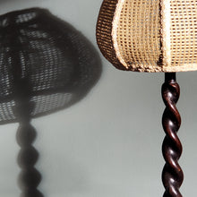 Load image into Gallery viewer, Mahogany Barley Twist Lamp