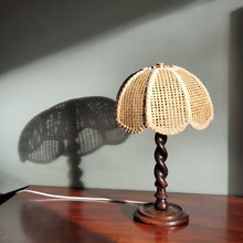 Load image into Gallery viewer, Mahogany Barley Twist Lamp