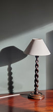 Load image into Gallery viewer, Mahogany Barley Twist Lamp
