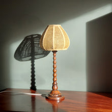 Load image into Gallery viewer, Large Wooden Bobbin Lamp