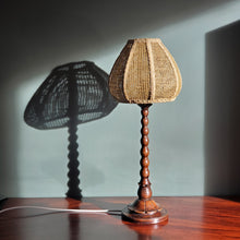 Load image into Gallery viewer, Large Wooden Bobbin Lamp