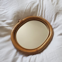 Load image into Gallery viewer, Mid Century Bamboo Mirror
