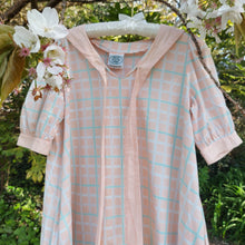 Load image into Gallery viewer, Laura Ashley Checkered Sailor Style Shift Dress