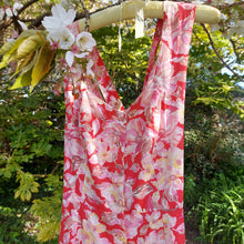 Load image into Gallery viewer, Laura Ashley Hawaiian Floral Midi Dress
