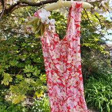 Load image into Gallery viewer, Laura Ashley Hawaiian Floral Midi Dress