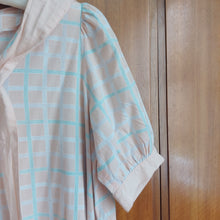Load image into Gallery viewer, Laura Ashley Checkered Sailor Style Shift Dress