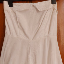 Load image into Gallery viewer, 1950s Cotton Wedding Dress