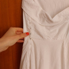Load image into Gallery viewer, 1950s Cotton Wedding Dress