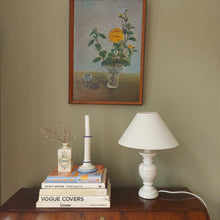 Load image into Gallery viewer, Vintage White Ceramic Lamp