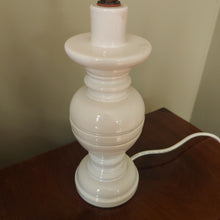 Load image into Gallery viewer, Vintage White Ceramic Lamp