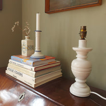 Load image into Gallery viewer, Vintage White Ceramic Lamp