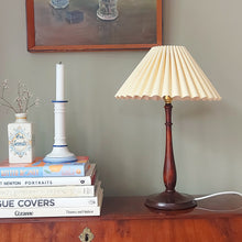 Load image into Gallery viewer, Antique Oak Wooden Lamp