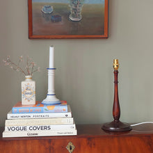 Load image into Gallery viewer, Antique Oak Wooden Lamp