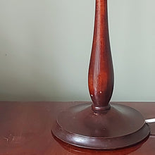 Load image into Gallery viewer, Antique Oak Wooden Lamp