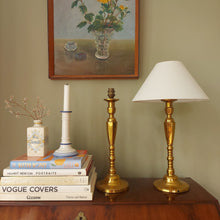 Load image into Gallery viewer, Pair Of Antique French Brass Lamps