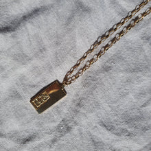 Load image into Gallery viewer, st christopher pendant ingot on linen