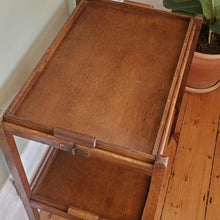 Load image into Gallery viewer, Vintage Wooden Cocktail Drinks Trolley