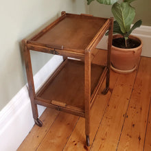 Load image into Gallery viewer, Vintage Wooden Cocktail Drinks Trolley