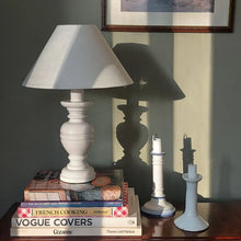 Load image into Gallery viewer, Vintage White Ceramic Lamp