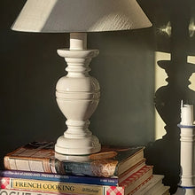Load image into Gallery viewer, Vintage White Ceramic Lamp