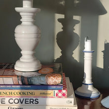 Load image into Gallery viewer, Vintage White Ceramic Lamp