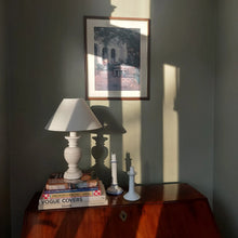 Load image into Gallery viewer, Vintage White Ceramic Lamp