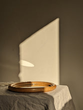 Load image into Gallery viewer, Mid Century Bamboo Mirror