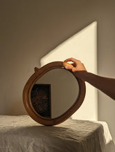 Load image into Gallery viewer, Mid Century Bamboo Mirror