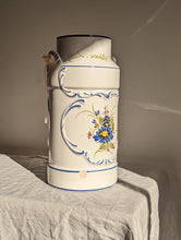 Load image into Gallery viewer, Large Ceramic French Floral Milk Can or Pot