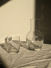 Load image into Gallery viewer, Cut Glass Carafe and Tumbler