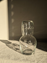 Load image into Gallery viewer, Cut Glass Carafe and Tumbler