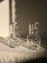 Load image into Gallery viewer, Cut Glass Carafe and Tumbler