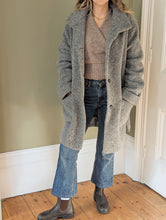 Load image into Gallery viewer, Grey Wool Boule Coat