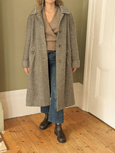 Load image into Gallery viewer, Grey Wool Herringbone Coat