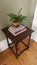 Load image into Gallery viewer, Antique Barley Twist Table