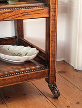 Load image into Gallery viewer, Victorian Wooden Drinks Cocktail Trolley