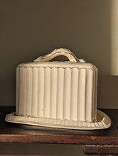 Load image into Gallery viewer, Large 19th Century Antique Gold Victorian Cheese Dish by Franz Ant. Mehlem