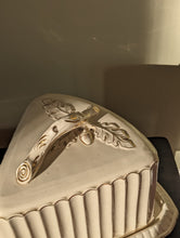 Load image into Gallery viewer, Large 19th Century Antique Gold Victorian Cheese Dish by Franz Ant. Mehlem