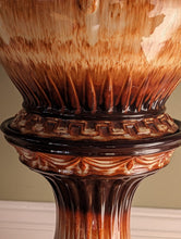 Load image into Gallery viewer, ceramic 1950s majolica style planter