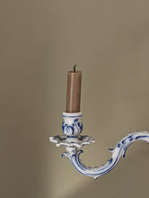 Load image into Gallery viewer, blue and white candleabra