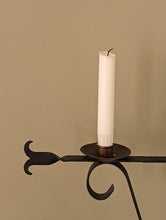 Load image into Gallery viewer, Antique French Black Metal Candlestick Holder