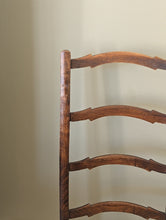 Load image into Gallery viewer, close up of ladder back chair